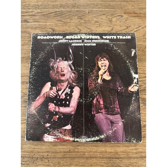 Edgar Winters White Trash "Roadwork" Vinyl Record Set 1972  KEG 31249 E 31250 - Picture 1 of 8